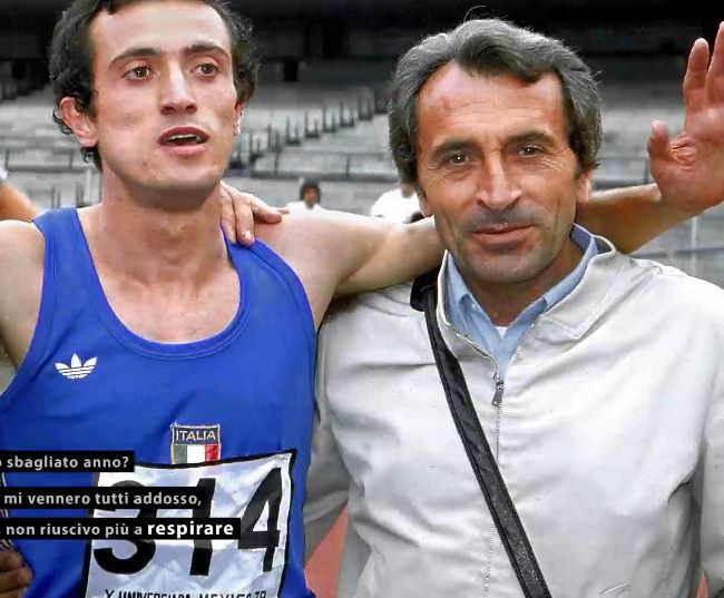 Pietro Mennea and Carlo Vittori www.cienciaatletica.com